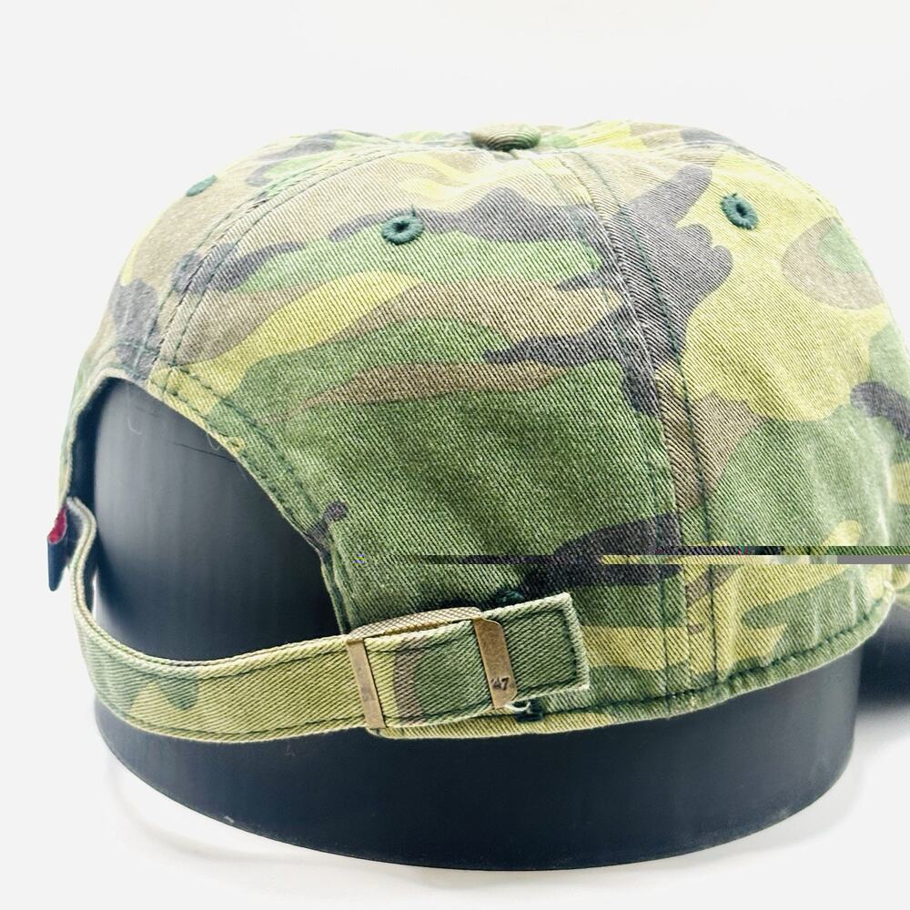 Minnesota Twins Hat Cap Men’s Green Camo MLB Baseball Strapback 47 Brand - Picture 5 of 8